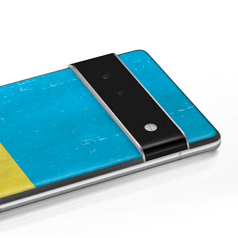 Ukraine Flag Distressed Google Pixel 6 Pro Skin